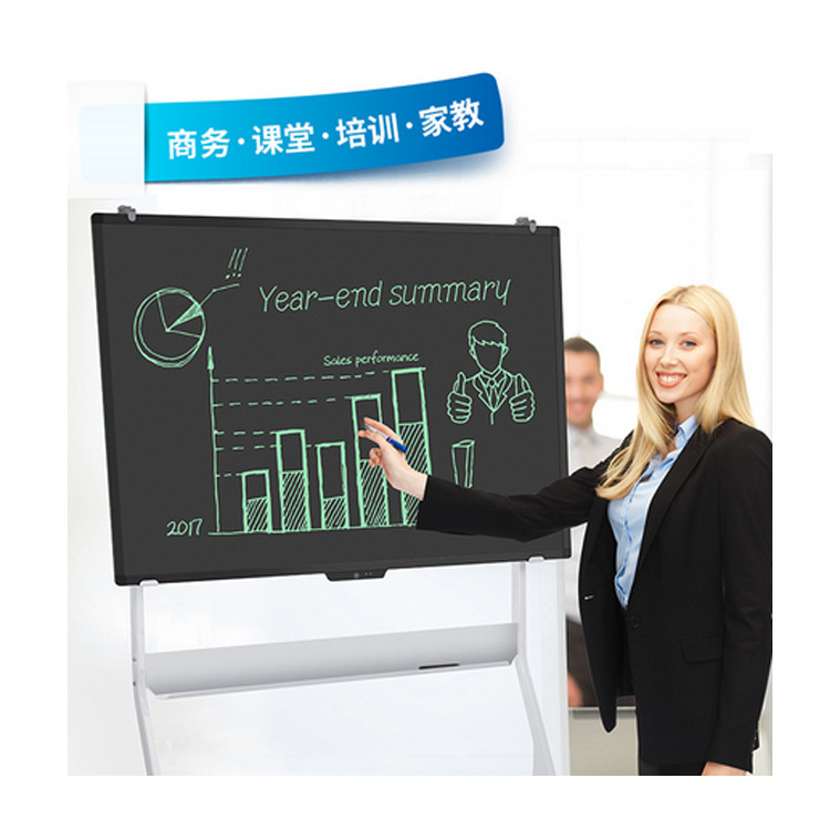 厂家直销58寸lcd液晶手写板电子白板黑板家用画板办公学校写字板