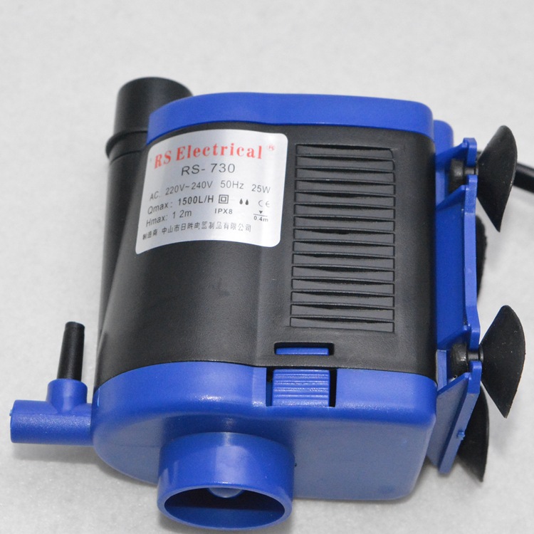日胜多功能潜水泵抽水泵rs-730 740rs-750鱼缸水族箱3合一过滤泵