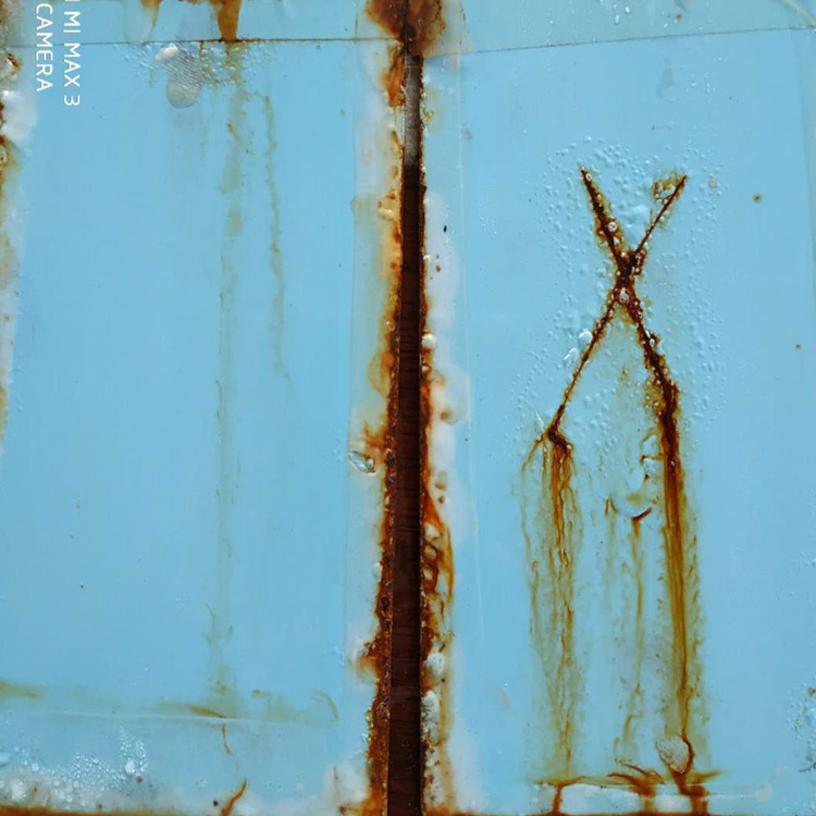 xge-301hg 和 xge-401-b(水性丙烯酸防腐面漆) 盐雾实验记录