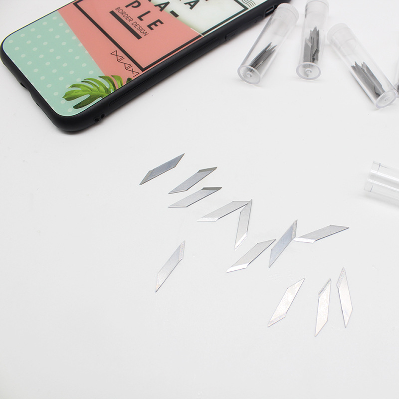 台湾九洋9sea 303笔刀 专用刀片 30度高精密替换刀片 12片装