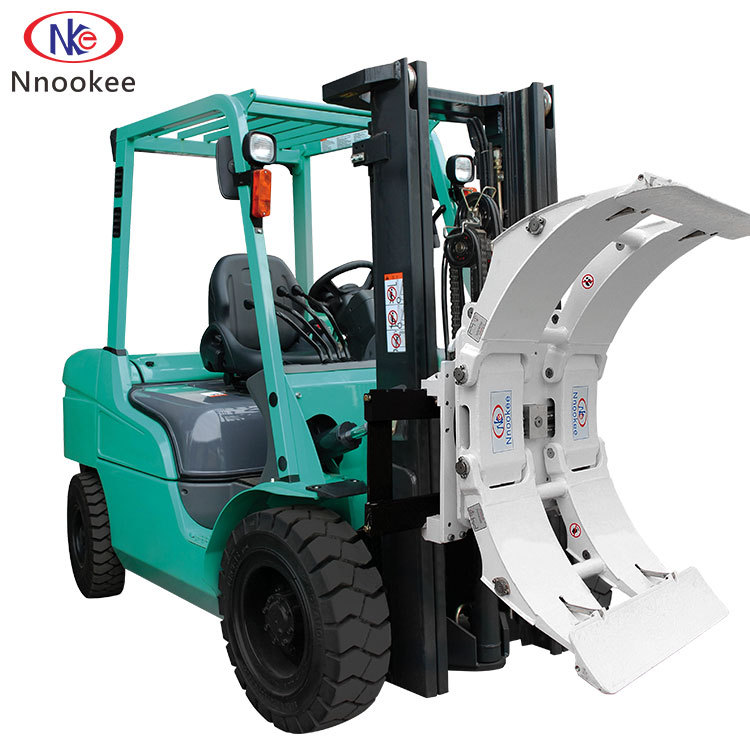 热销中德诺克叉车属具 高性能电动圆抱车纸卷夹