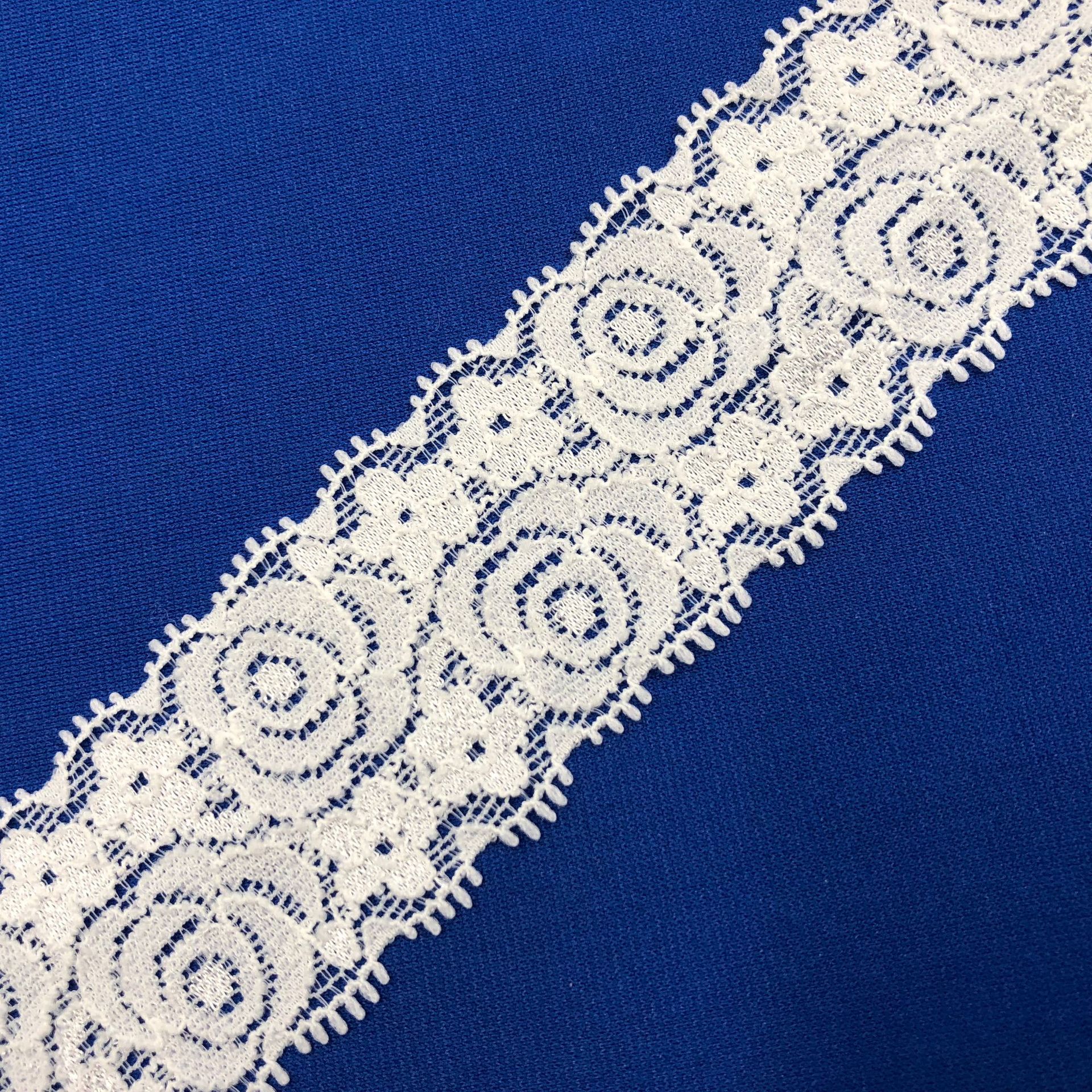 皓蕾【蕾丝花边 漂白色 玫瑰花状3.