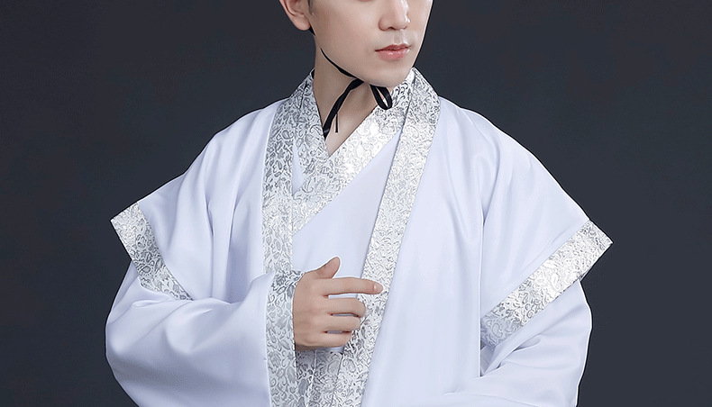 古装 男汉服 书生直裾大氅唐装秦朝春秋战国三国官服汉朝大臣古代
