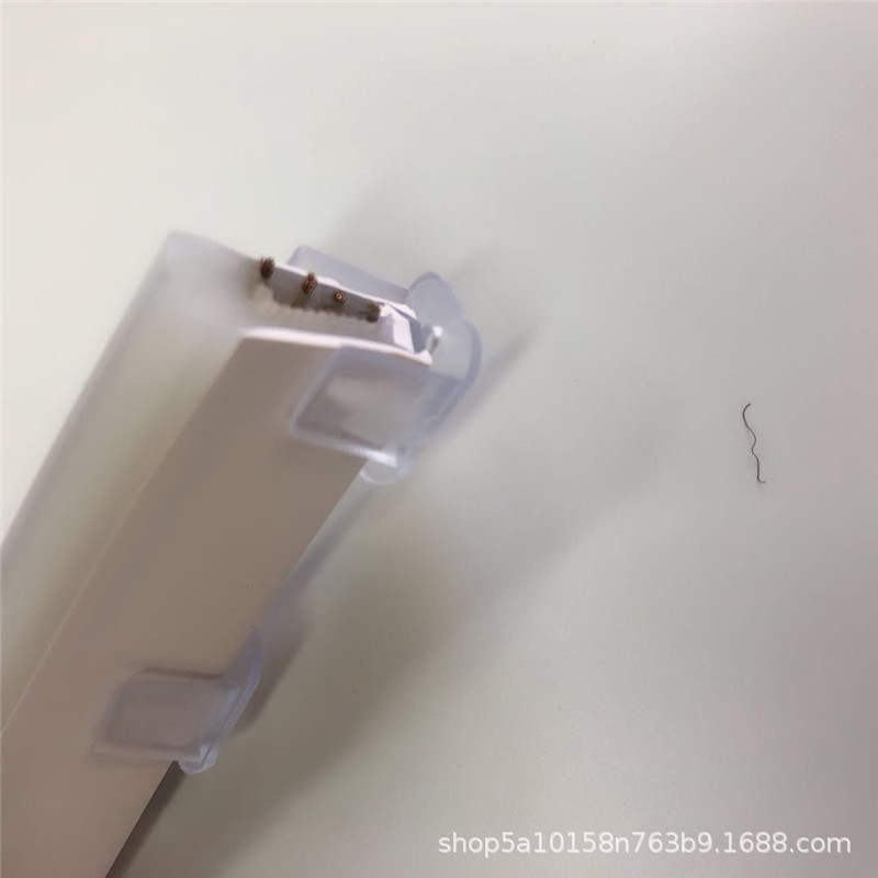 led柔性霓虹灯带固定卡扣卡子卡座卡槽2835高低压灯条塑料胶卡夹