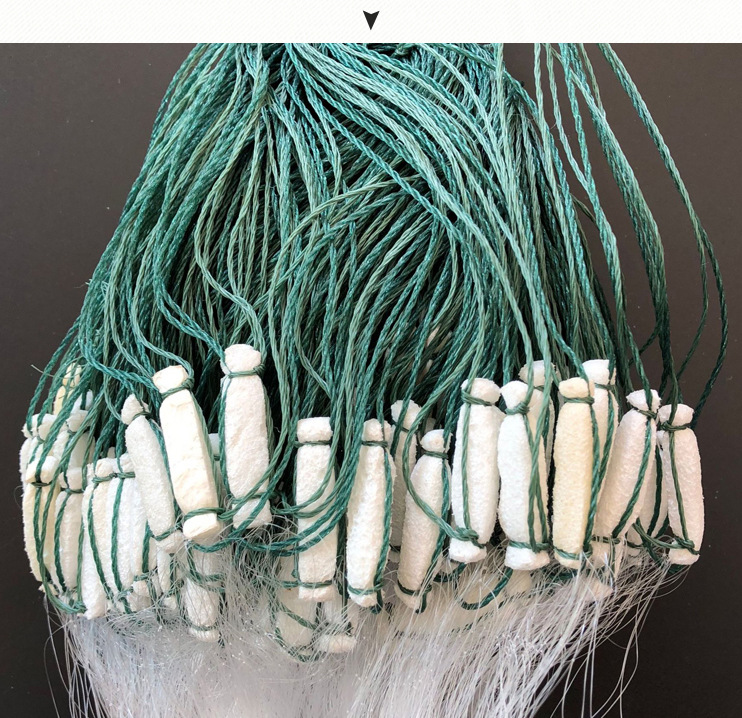 【水老鸭渔网】三层渔网1.8米3指50米鱼网丝网粘网捕鱼网