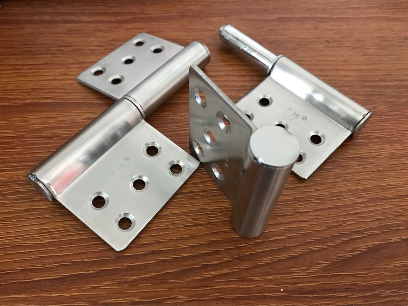 厂家直销304不锈钢旗型合页5寸3.0mm 无孔旗形脱卸门铰 门耳