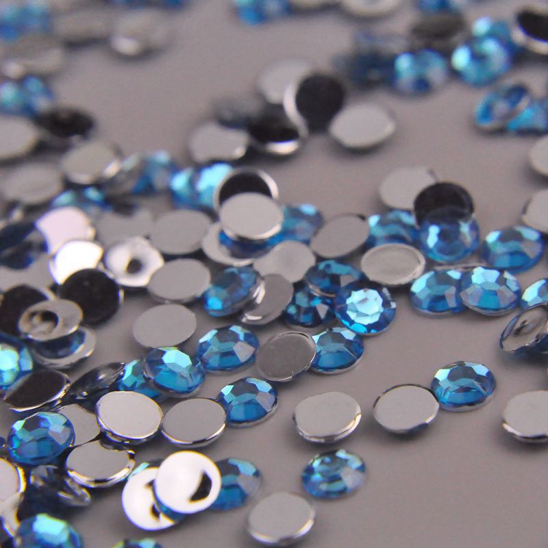 现货6mm 国产亚克力钻 圆形钻平钻 美甲diy饰品配件 速卖通热销