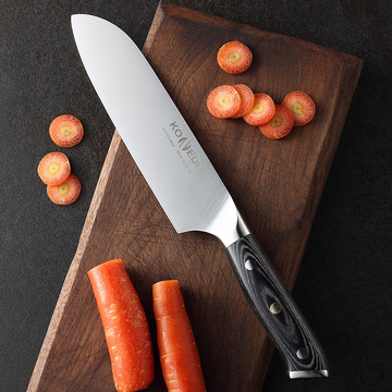 德国1.4116钢家用切肉刀切菜刀瓜果刀双钢头刀亚马逊跨境电商刀具