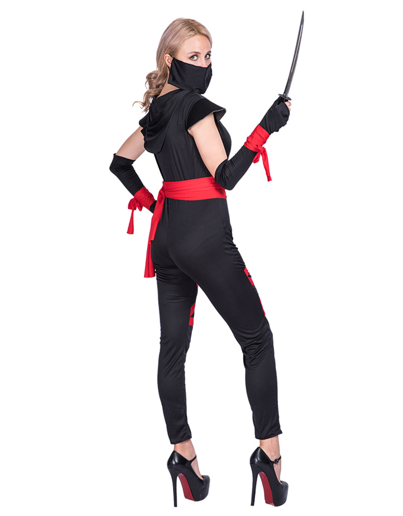 跨境供应万圣节服装日本女忍者扮演服亚马逊速卖通wish厂家供货