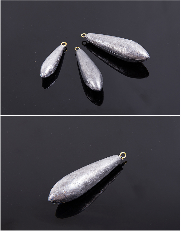 垂钓小配件 串钩铅坠渔具20克50克100克渔具钓具抛竿铅坠海竿铅坠