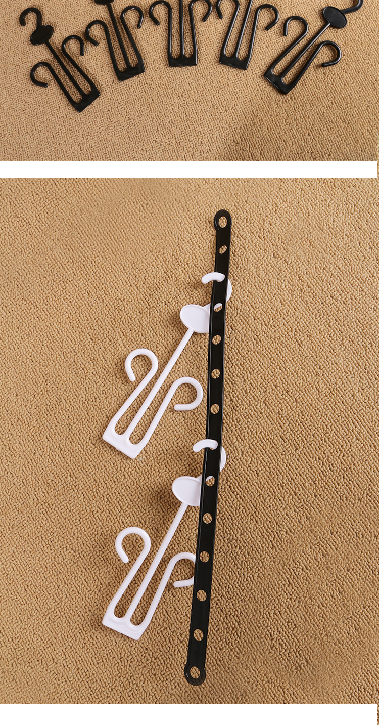 超市拖鞋展示挂钩塑料鞋挂人字托钩子多功能晒鞋架批发