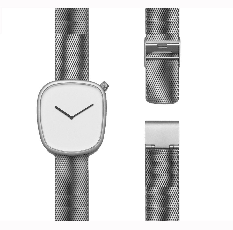 时尚pebblel极简石英手表 男女中性bulbul pebble鹅卵石女士手表