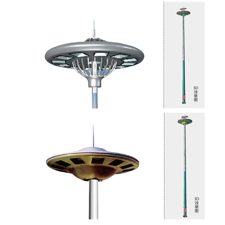 定制15米18米20米25米30米40米手动自动升降飞碟高杆钠灯-阿里巴巴