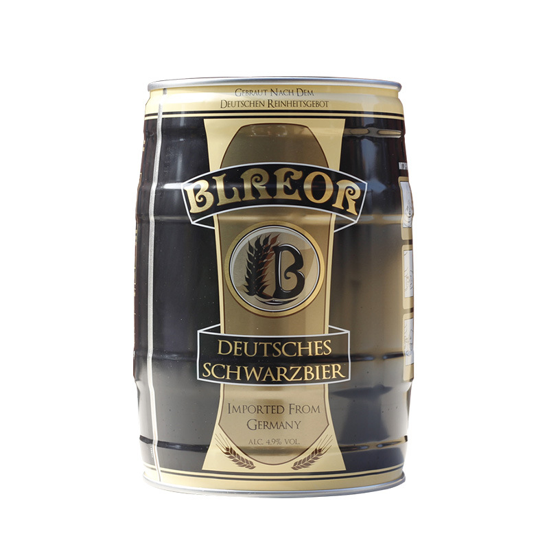 德国进口啤酒 彼乐黑啤酒5l桶装啤酒