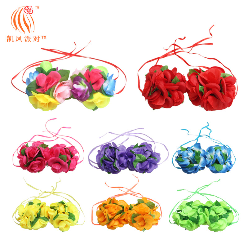 Kaifeng Party Children's Hawaii Hula Matching Bra Underwear Various Styles and Colors Available