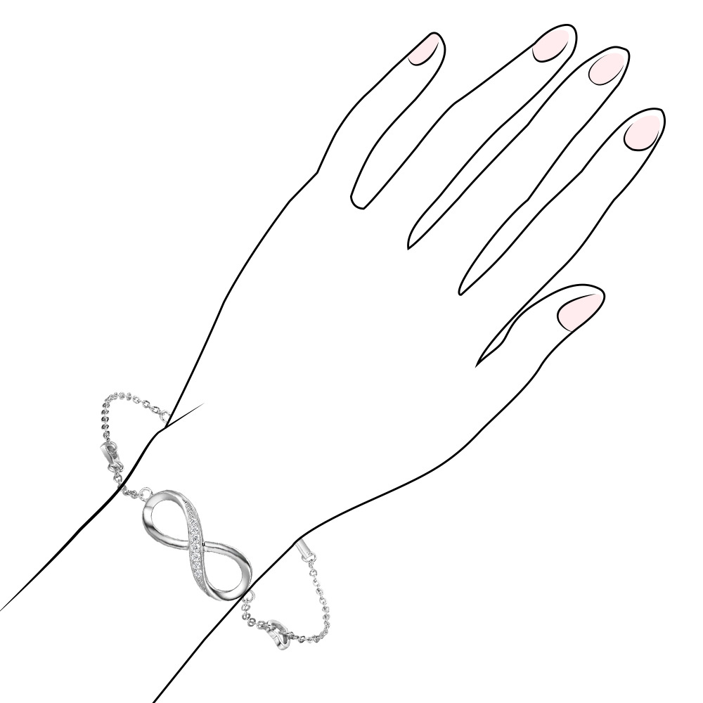 韩版韩国风调节s925银镶嵌锆石首饰品批发 纯银手链 配饰 爆品