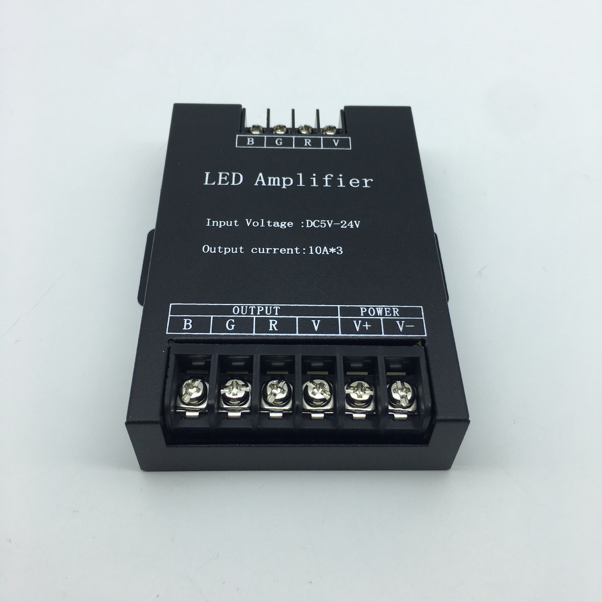 led七彩灯带信号放大器rgb模组灯串360w扩大器低压5-24v中继器