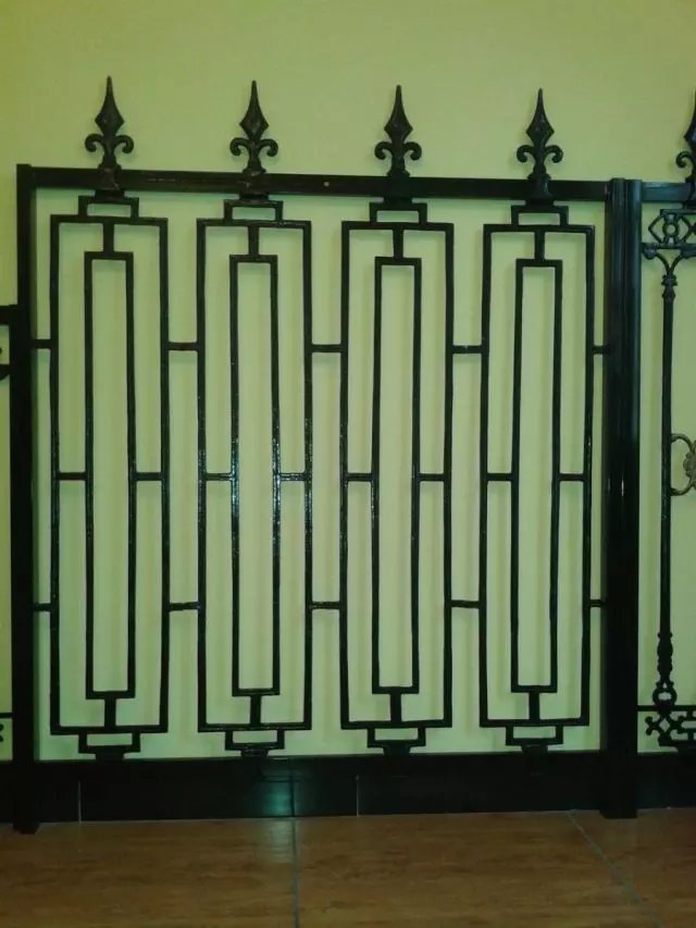 中国风特色古窗格栏杆仿古铁艺护栏型号301定金专拍