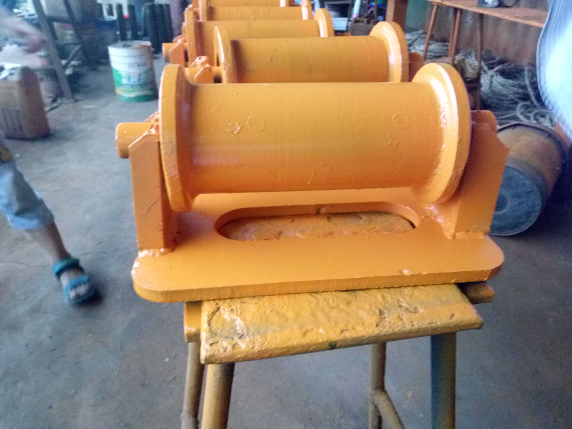 矿用输送轮 铁路钢丝绳输送地轮 矿用地滚 铸钢地轮铸铁地滚