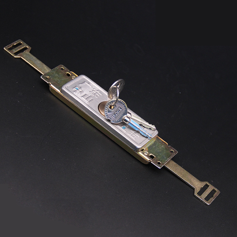 卷帘门锁卷门锁中间门锁拉闸门锁地勾锁全铜头十字卷门锁卷闸门锁