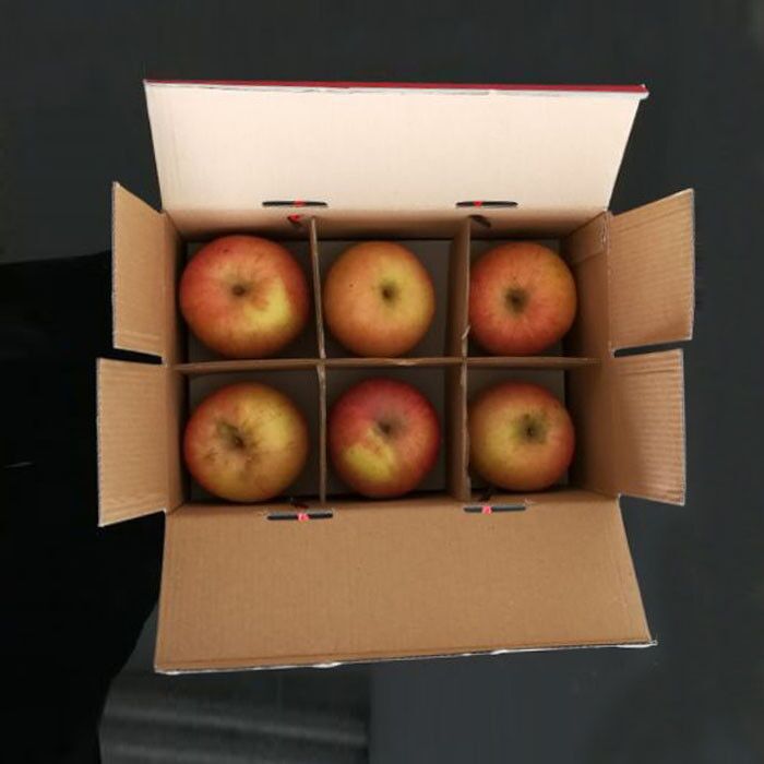 现货枇杷果瓦楞手提水果包装礼品盒苹果梨子包装纸盒定制免费设计