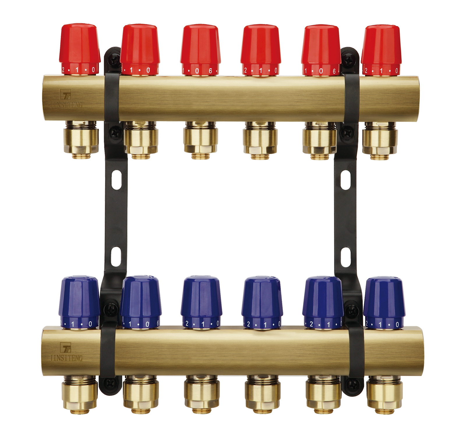 t505玉环厂家直销黄铜截止式分水器 青古铜手动分集水器