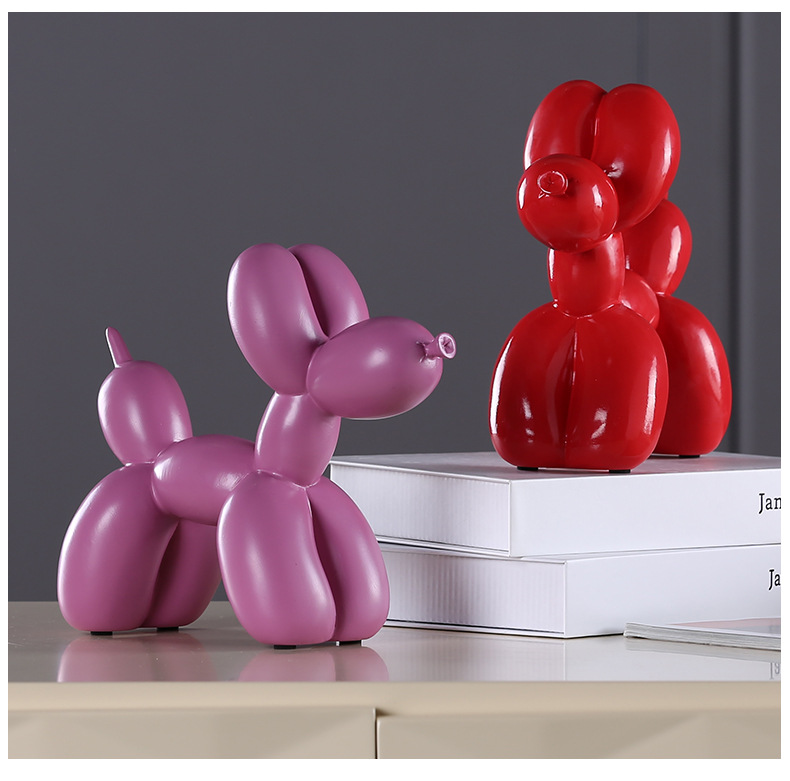 气球狗创意摆件现代简约家居桌面装饰动物新年结婚礼物装饰品摆设