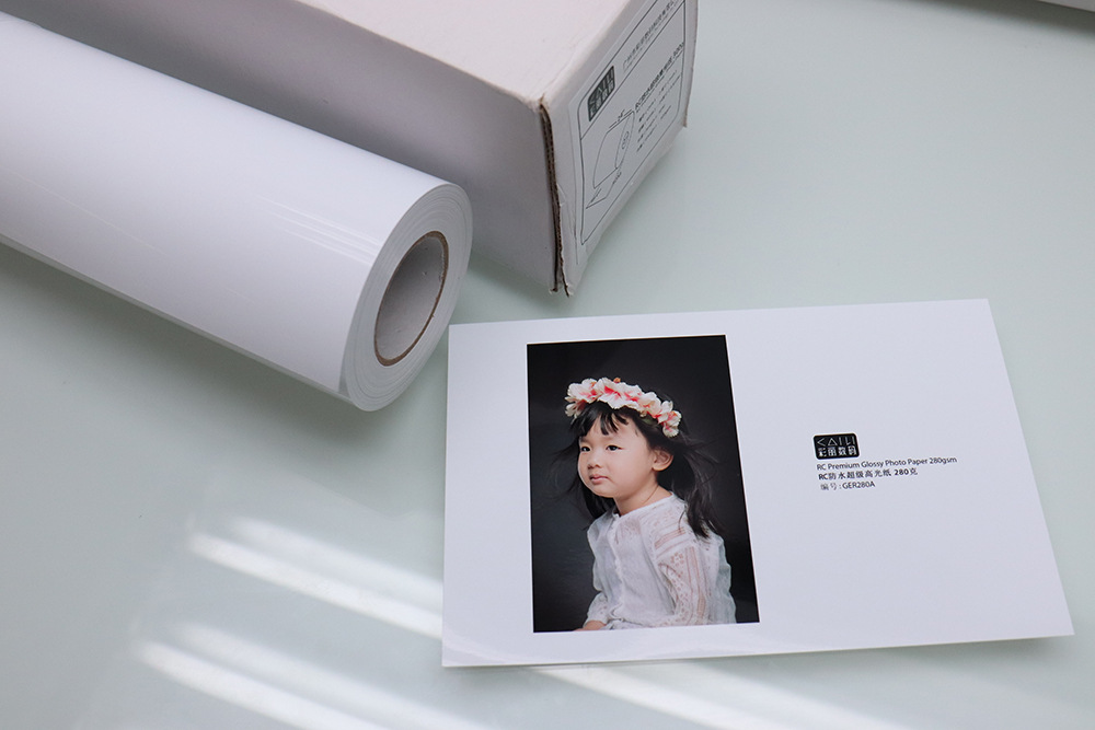 280克rc高光防水相纸 德国原纸,镜面质感,数码照片输出优选
