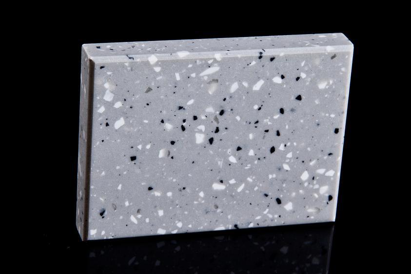 广东人造石厂家直供人造石工程板材qh08016麻灰