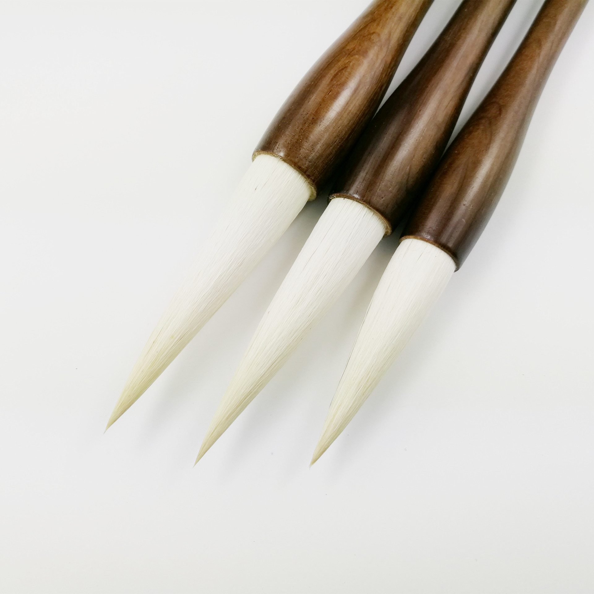 华夏笔都毛笔之乡进贤县文港镇制笔世家笔墨辰龙笔庄自制羊毫斗笔