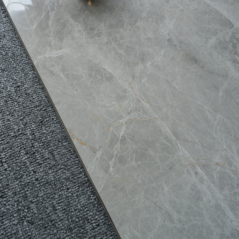 热销厂家供应800 800云灰石金刚大理石瓷砖 室内防滑踢脚线墙砖