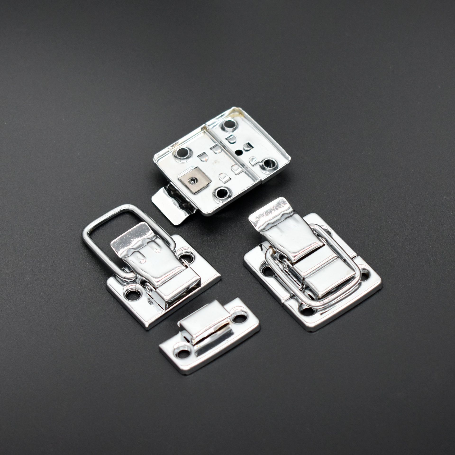 现货挂铬色g小锁 铝箱配件锁扣 30*36mm包装箱箱扣