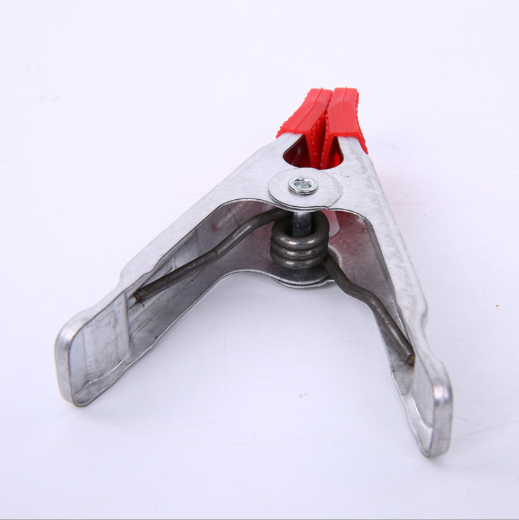 【厂家直销】多规格强力弹簧a字夹 带皮套固定夹钳 快速a型木工夹