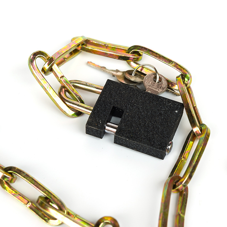 五金批发 多用途摩托车链条锁 防盗锁自行车锁 链子锁