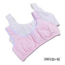 两件儿童内衣女学生少女10-16岁平胸运动内衣发育期文胸背心两件