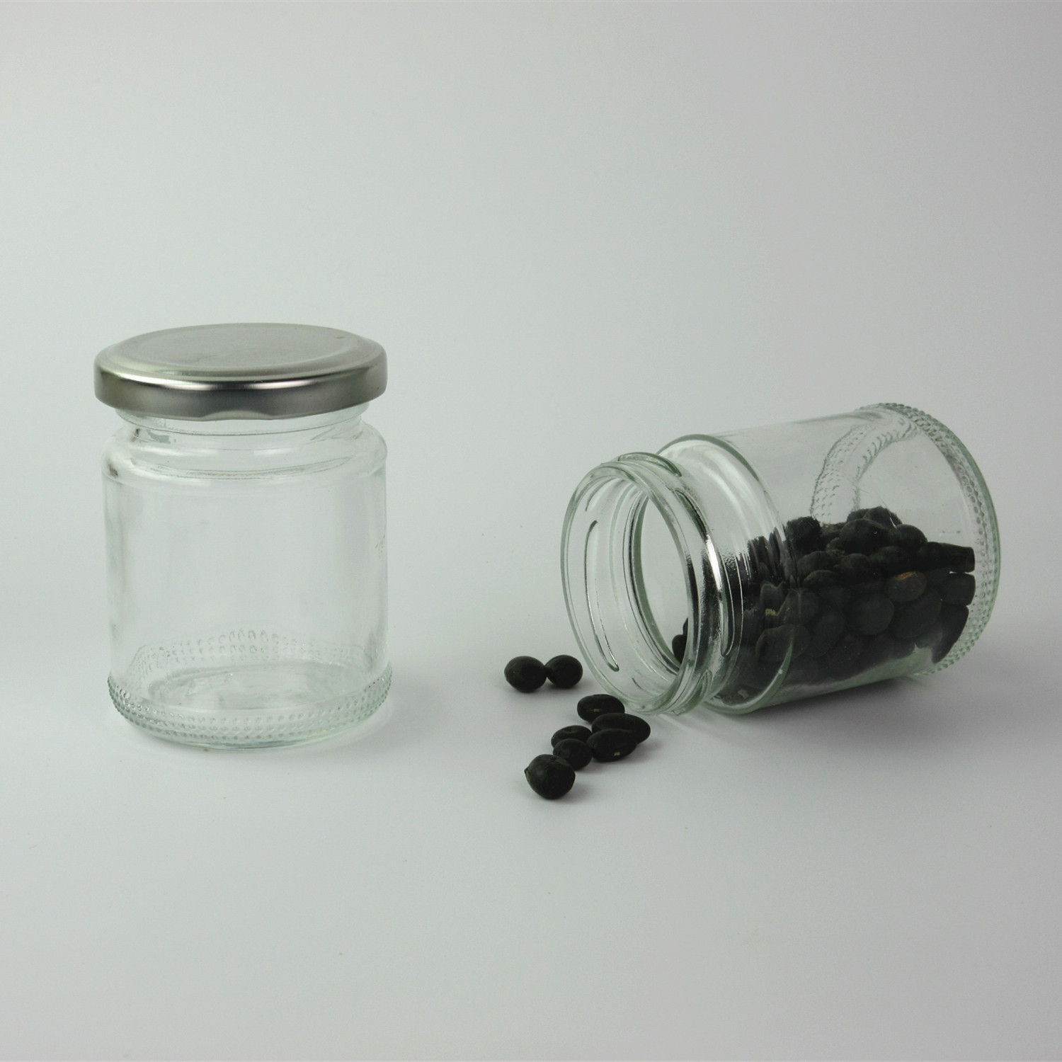 150毫升小容量玻璃瓶马口铁盖果酱瓶辣椒酱菜瓶热销罐头瓶带盖