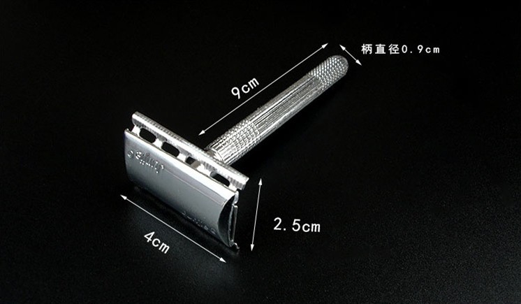 供应俊杰牌518老式刀架 手动剃须刀男士刮胡刀金属 送刀片