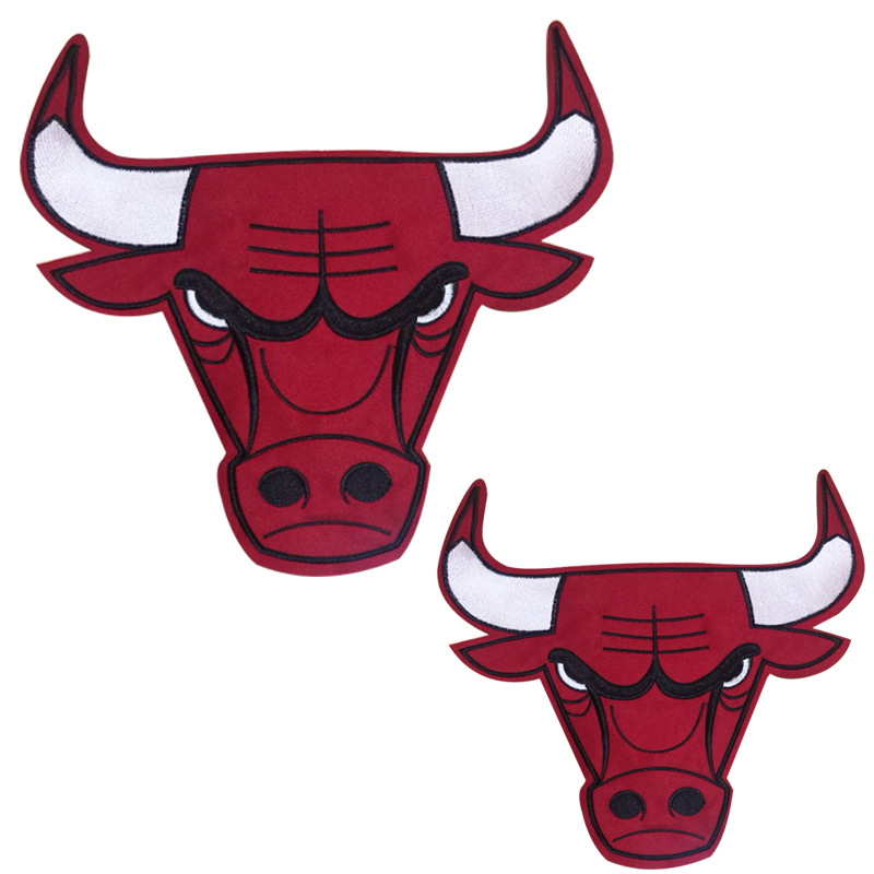 红牛布贴 牛头刺绣布贴补丁贴 衣服贴布绣服装辅料diy服饰图案