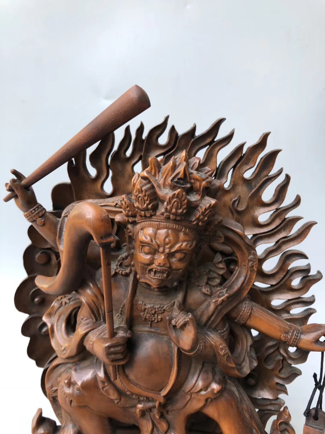 木雕黄杨木大力金刚摆件 实物拍摄 匠心巧运 工艺精湛 线条流畅