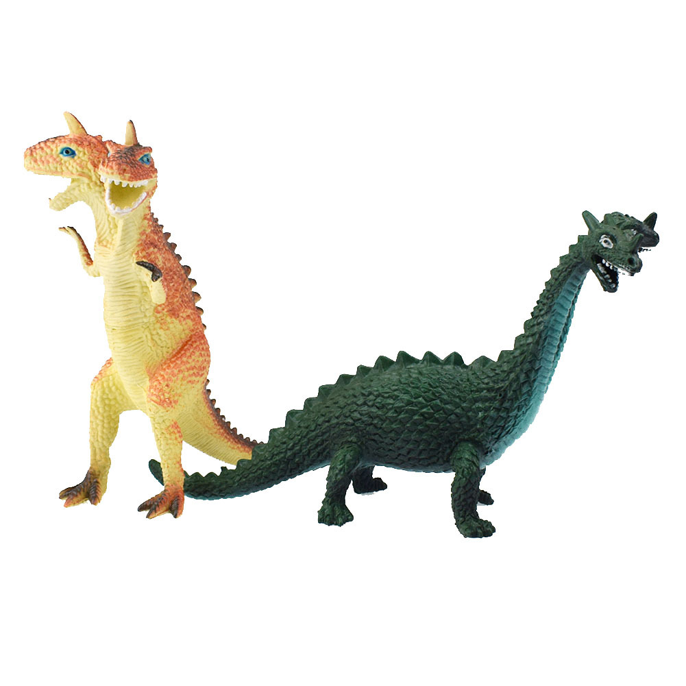 新款双头龙双头怪兽哥斯拉模型玩具儿童玩具模型礼物速卖通亚马逊