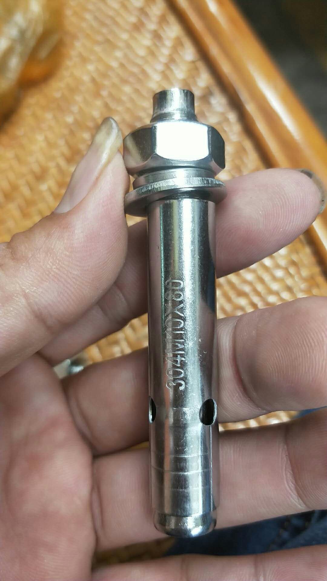 不锈钢201膨胀螺丝顶爆拉爆螺丝膨胀螺栓m8*80佛山广佛五金城齐发