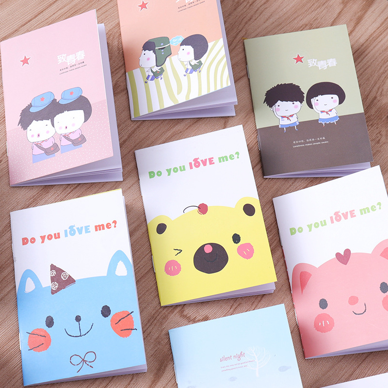 small notebook creative stationery wholesale notebook cute cartoon notepad gift portable portable diary