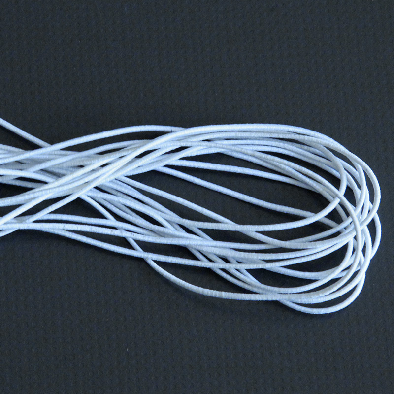 c 昌泰工厂现货 国产 进口黑白弹力绳粗橡胶绳橡皮绳跳皮筋橡筋