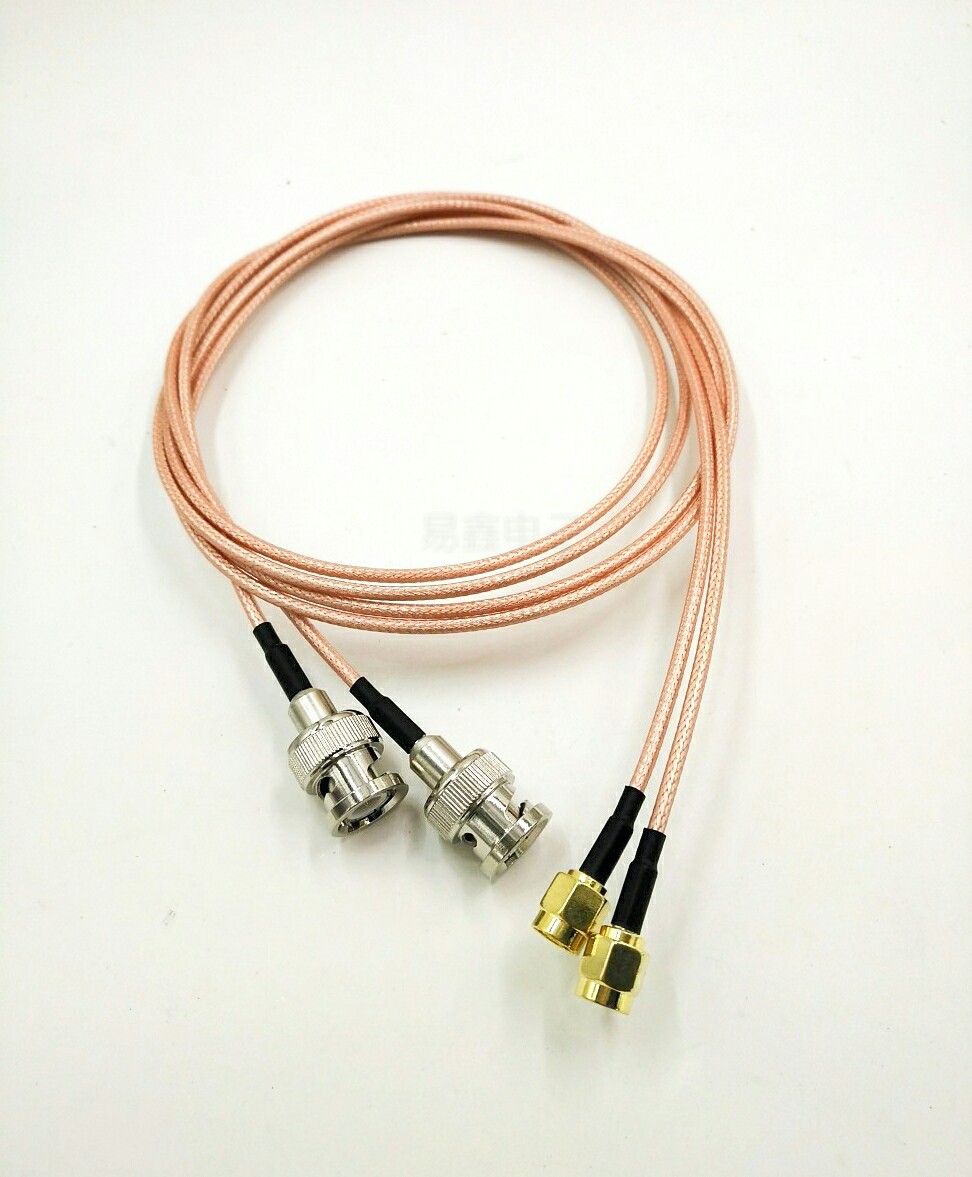 bnc公头转sma公头q9转接线5015延长线bncj