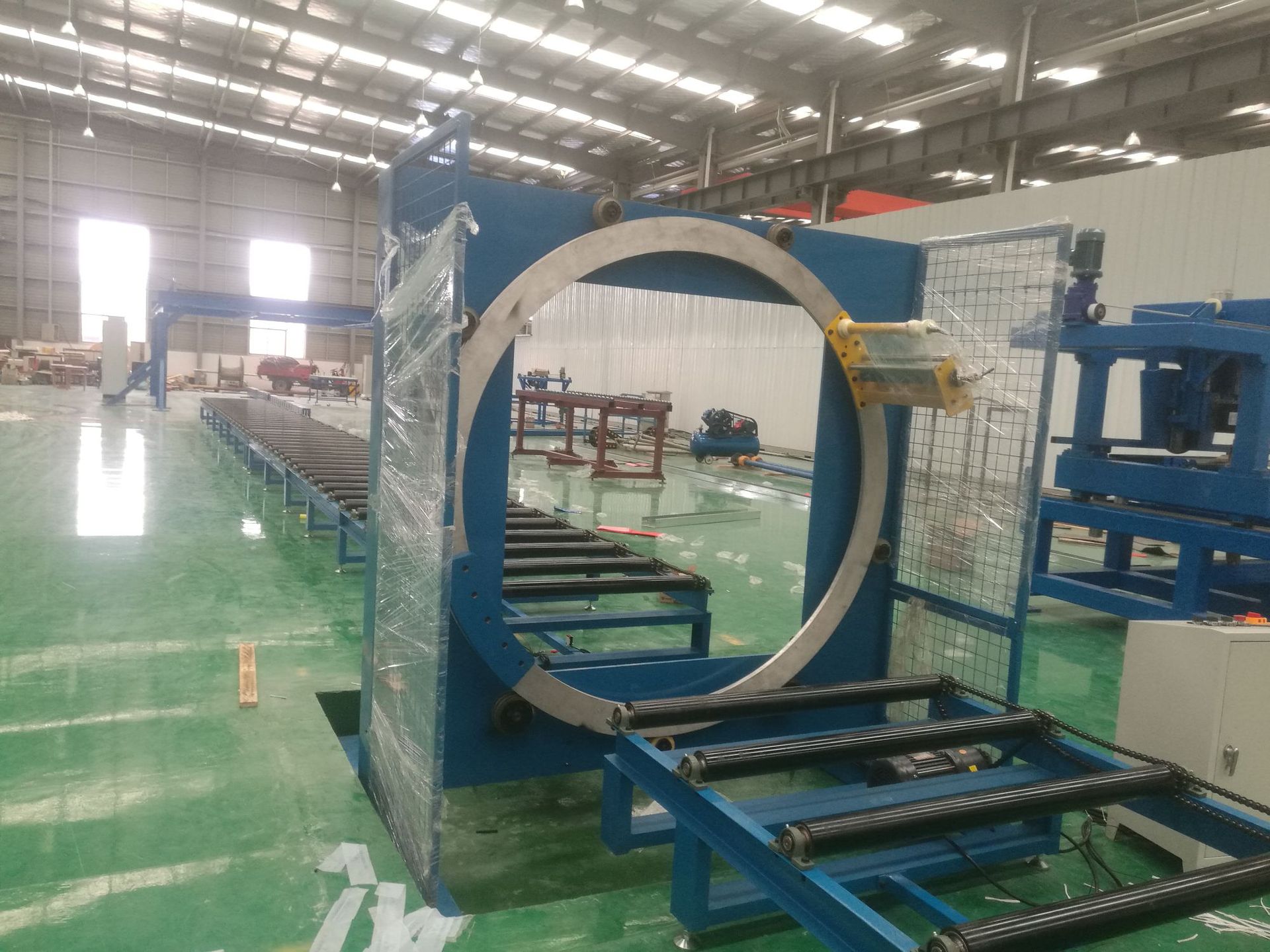 专业生产型材缠绕机 钢管包装机 管材缠绕机