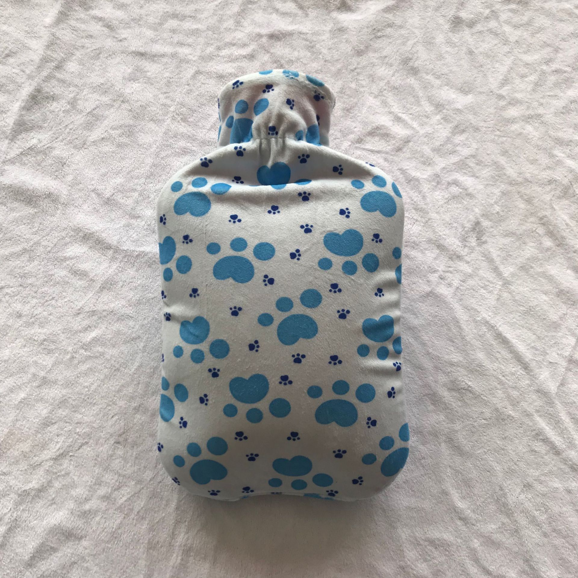 2000ml热水袋水晶超柔外套大号布套充水热水袋绒布袋超柔软短绒套