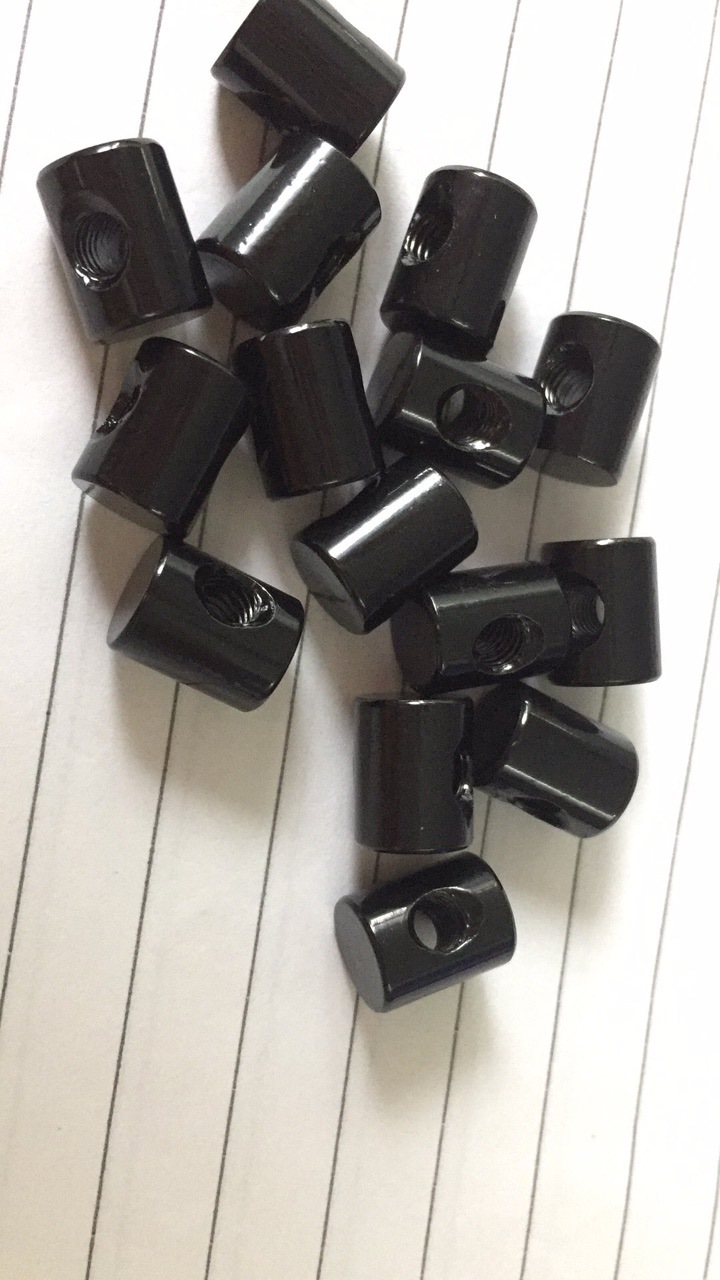 不锈钢横孔母m4×8×10 电泳黑 出口品质