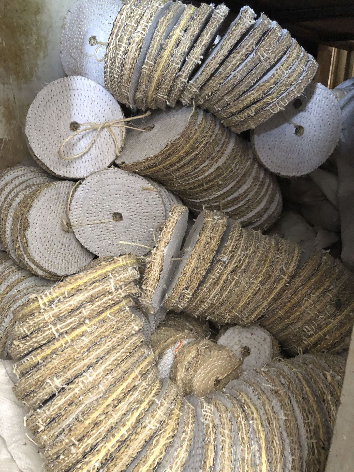 东莞厂家自产直销五金不锈钢抛光轮2寸-20寸麻轮剑麻布轮非标定制