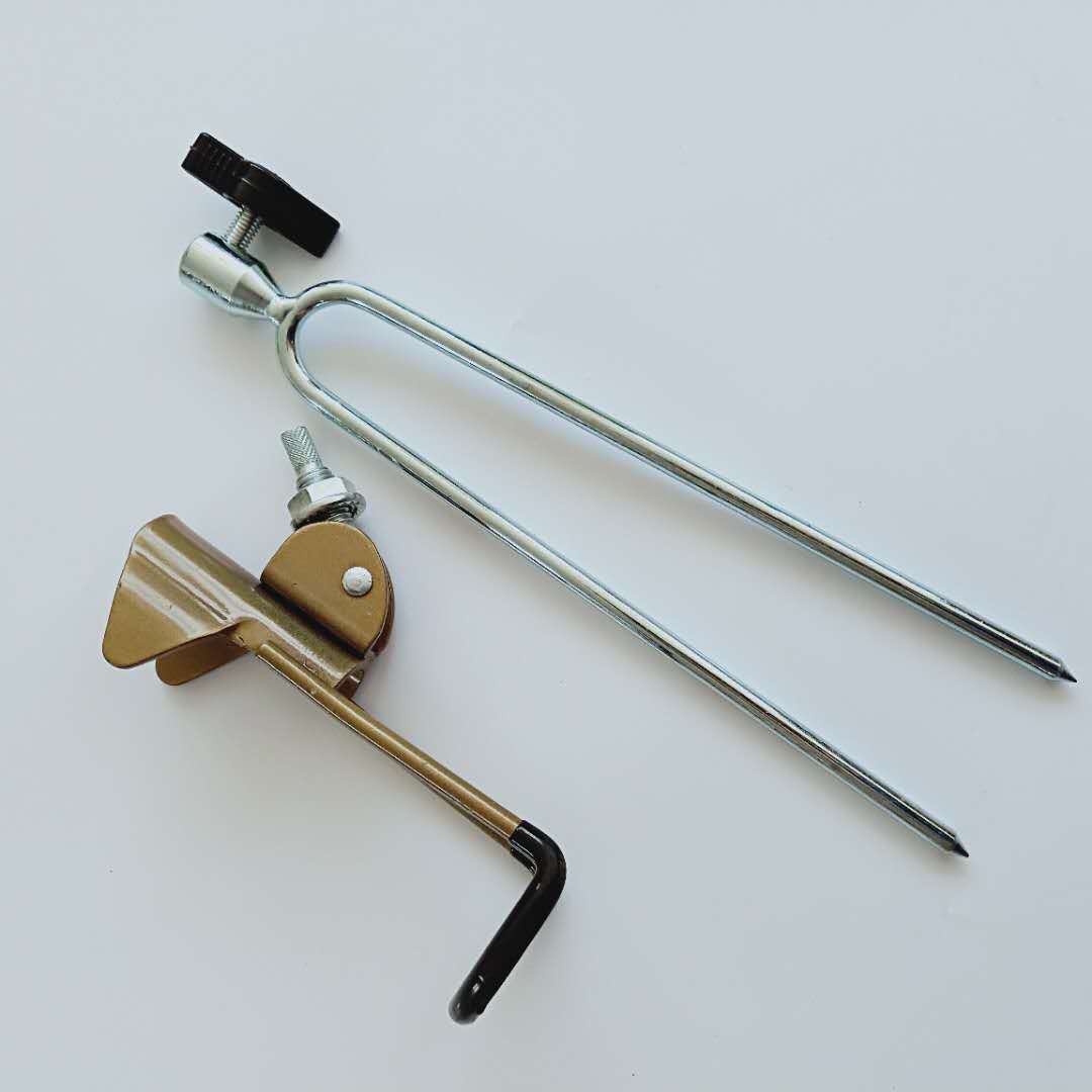 钓鱼地插简易海竿抛竿支架渔具 简易炮台手竿支架插地鱼杆支架