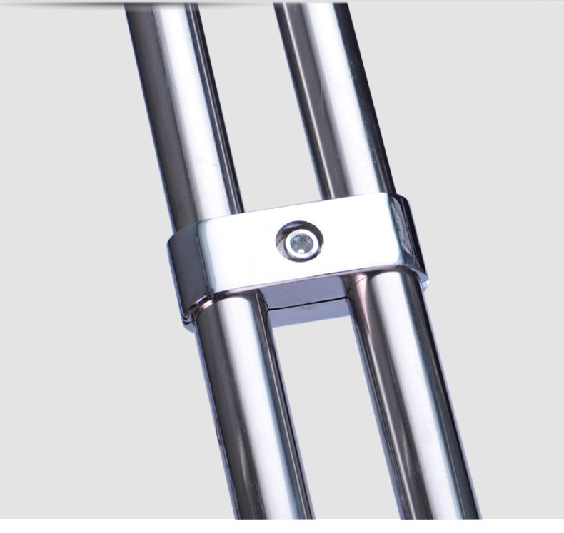 25圆管连接件 管接双管平行二通 管接头圆管连接件平行二通晾衣架